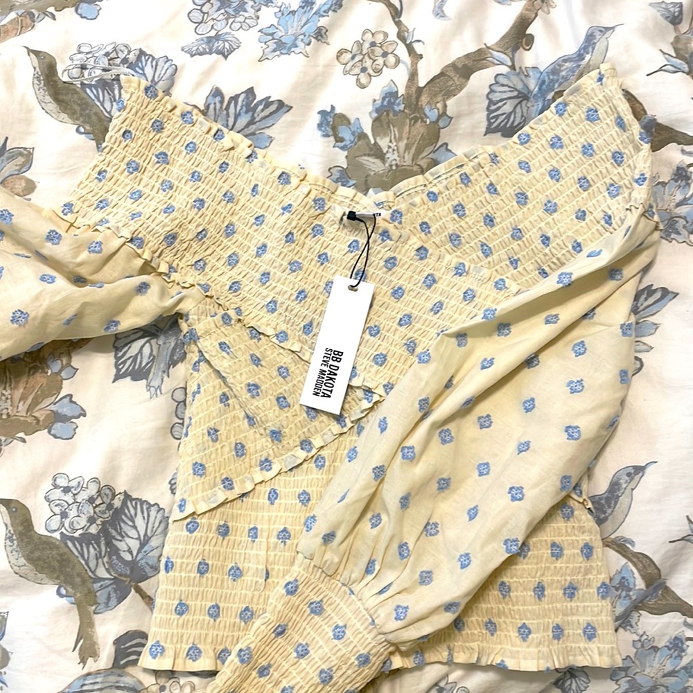 Girl Talk Top in Ivory BB Dakota by Steve Madden